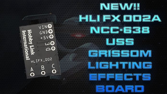 HLIFX USS Grissom Lighting Board.
