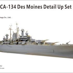 Very Fire Detail Set 1/350 Des Moines Detail Set (For Very Fire VF350918) VF350023