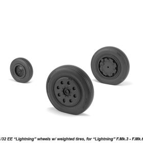 Armory 1/32 EE "Lightning" wheels w/ weighted tires, late AR AW32402