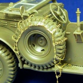 Minor 1/35 Tyre chains for U.S. 3/4 ton 4x4 WC truck 351016