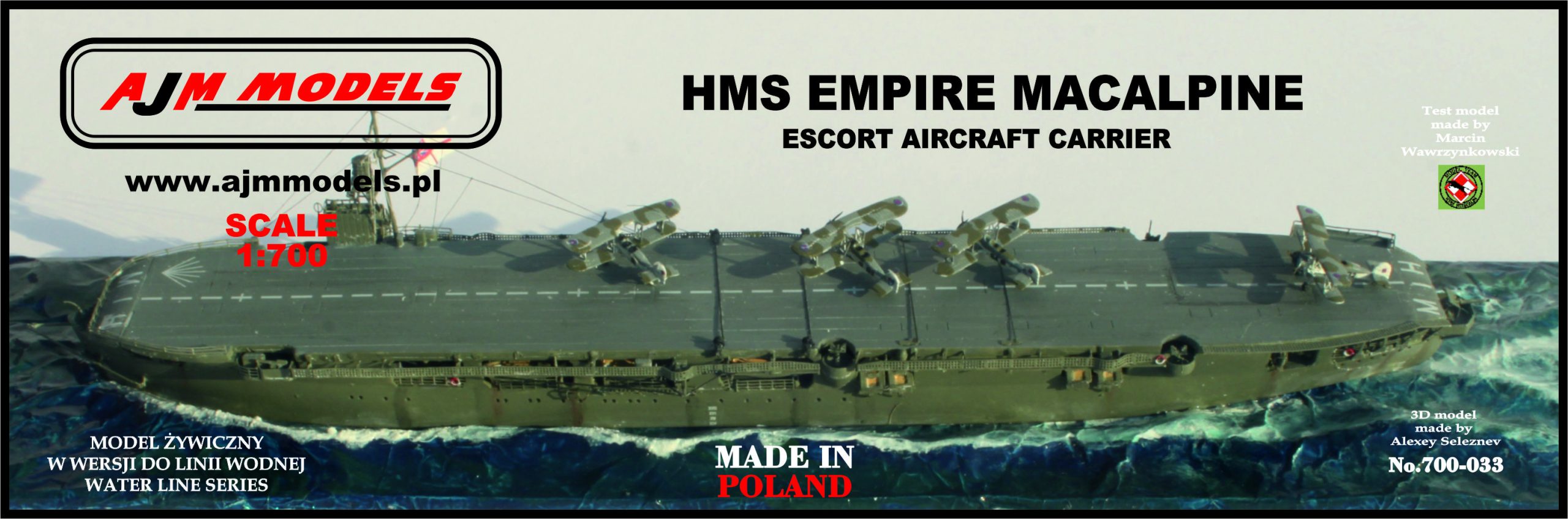 Review AJM 1/700 HMS Empire MacAlpine