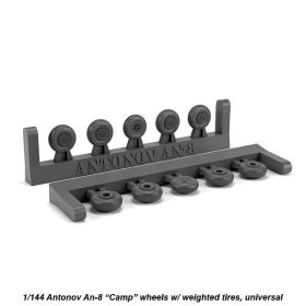 Armory 1/144 Antonov An-8 wheels w/ weighted tires AR AW14015