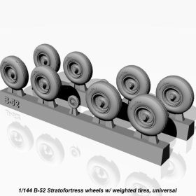 Armory 1/144 Boeing B-52 wheels, weighted AR AW14304