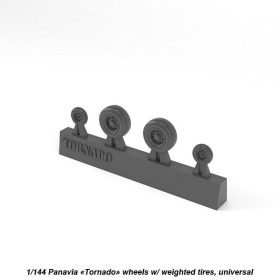 Armory 1/144 Panavia "Tornado" wheels, weighted AR AW14501