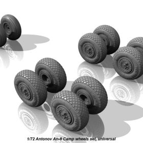 Armory 1/72 Antonov An-8 wheels AR AW72027