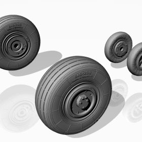 Armory 1/72 Mikoyan МiG-23,23P(early) wheels AR AW72014