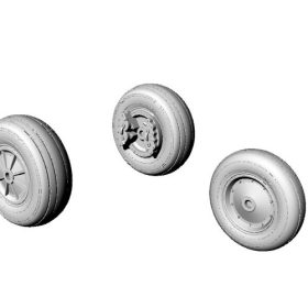Armory 1/72 T-28 Trojan wheels AR AW72304