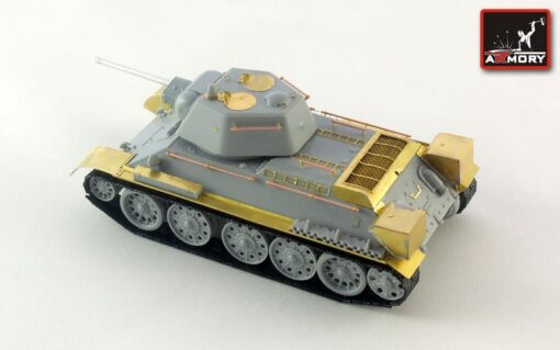 Armory 1/72 T-34 exterior detailing set for Zvezda AR pe7223