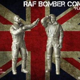 Armory "Flight Stories" - 1/72 RAF WWII crewmen in high altitude outfit AR F7224a
