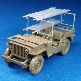 Minor 1/35 WWII British ambulance jeep conversion (Meng) 353021