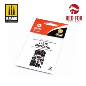Red Fox 1/32 3D Instrument Panel P-51K Mustang (for Tamiya kit) RFSQS-32039