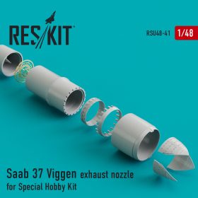 ResKit 1/48 Saab 37 Viggen exhaust nozzle for Special Hobby Kit RSU48-0041