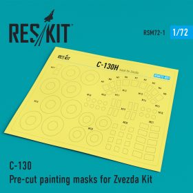 ResKit 1/72 ะก-130 Pre-cut painting masks for Zvezda Kit RSM72-0001