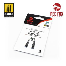 Red Fox 1/48 F-16CJ Block 50 (for Tamiya kit) RFSQS-48019