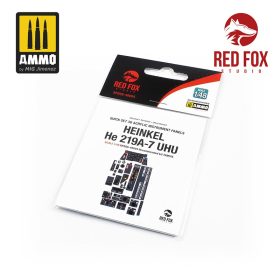 Red Fox 1/48 HE 219A-7 Uhu (for Tamiya kit) RFSQS-48094