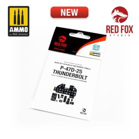 Red Fox 1/48 P-47D-25 Thunderbolt (for Hasegawa Kit) RFSQS-48022
