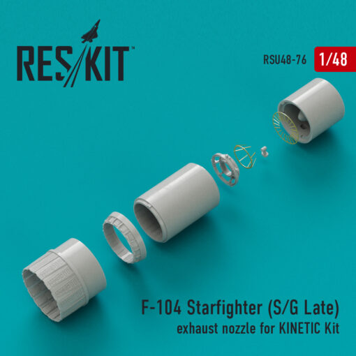 ResKit 1/48 F-104 (S/G Late) Starfighter exhaust nozzle for KINETIC Kit RSU48-0076