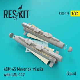 ResKit 1/32 AGM-65 Maverick missile with LAU-117 (2pcs) (3D Printed) RS32-0192