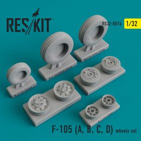ResKit 1/32 F-105 (A, B, C, D) wheels set RS32-0076