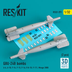 ResKit 1/32 GBU-24 (B) Bomb (2 pcs) (3D Printed) RS32-0291