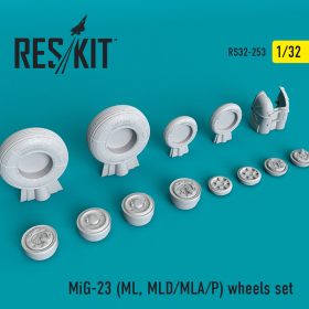 ResKit 1/32 MiG-23 (ML, MLD/MLA/P) wheels set RS32-0253