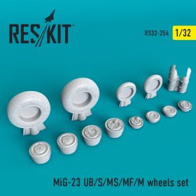 ResKit 1/32 MiG-23 (UB/S/MS/MF/M) wheels set RS32-0254