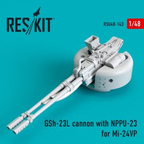 ResKit 1/48 GSh-23L cannon with NPPU-23 for Mi-24VP RSU48-0143