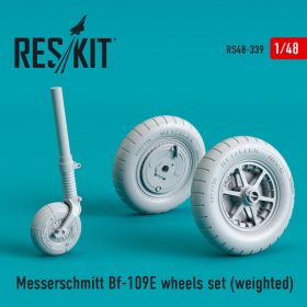 ResKit 1/48 Messerschmitt Bf-109E wheels set (weighted) RS48-0339