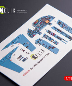 Alternative view of Kelik 1/48 SU-24 interior 3D decals for Trumpeter K48025