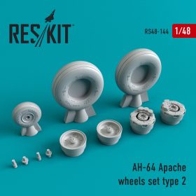 ResKit 1/48 AH-64 Apache Type 2 wheels set RS48-0144