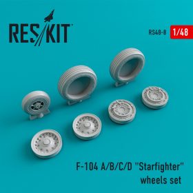 ResKit 1/48 F-104 A/B/C/D "Starfighter" wheels set RS48-0008