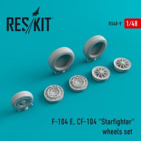 ResKit 1/48 F-104 E, CF-104 "Starfighter" wheels set RS48-0009