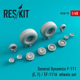 ResKit 1/48 F-111 (E, F) / EF-111A wheels set (weighted) RS48-0070