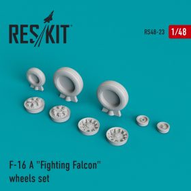 ResKit F-16 (A,B,C,D) "Fighting Falcon" early (weighted) wheels set (1/48) RS48-0023