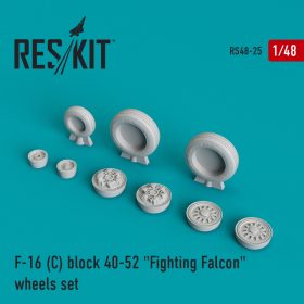 ResKit 1/48 F-16 (C) block 40-52 "Fighting Falcon" wheels set RS48-0025