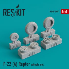 ResKit 1/48 F-22A Raptor wheels set RS48-0091