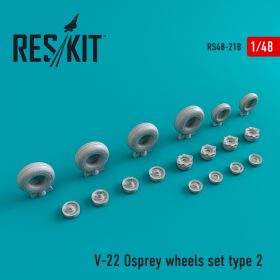 ResKit 1/48 V-22 Osprey Type 2 wheels set RS48-0218
