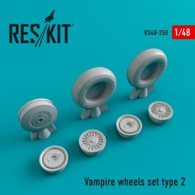ResKit 1/48 Vampire wheels set type 2 RS48-0250