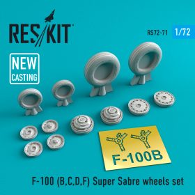 ResKit 1/72 F-100 (B,C,D,F) Super Sabre wheels set RS72-0071