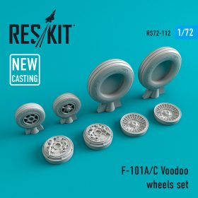 ResKit 1/72 F-101 (A/C) Voodoo wheels set RS72-0112
