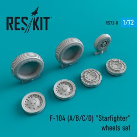 ResKit 1/72 F-104 (A/B/C/D) "Starfighter" wheels set RS72-0008