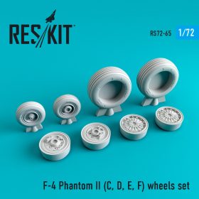 ResKit 1/72 F-4 Phantom II (C, D, E, F,G) wheels set RS72-0065