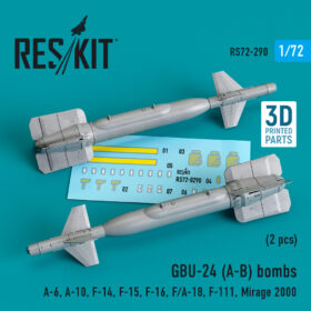 ResKit 1/72 GBU-24 (A-B) Bomb (2 pcs) 3D Printed RS72-0290