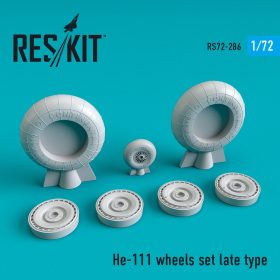 ResKit 1/72 He-111 wheels set late type RS72-0286
