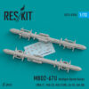 ResKit 1/72 MBD2-67U (2 pcs) Multiple Bomb Racks (MiG-21, MiG-23, MiG-27(M), Su-25, Yak-38) RS72-0158
