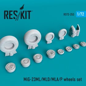 ResKit 1/72 MiG-23(ML/MLD/MLA/P) wheels set RS72-0253
