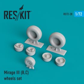 ResKit 1/72 Mirage III (B,C) wheels set RS72-0028