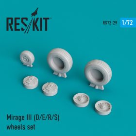 ResKit 1/72 Mirage III (D/E/R/S) wheels set RS72-0029