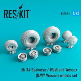 ResKit 1/72 Uh-34 Seahorse / Westland Wessex (NAVY Version) wheels set RS72-0054