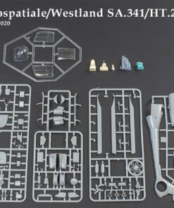 Alternative view of AMP 1/48 Aerospatiale/Westland SA.341/HT.2 Gazelle AMP48-020